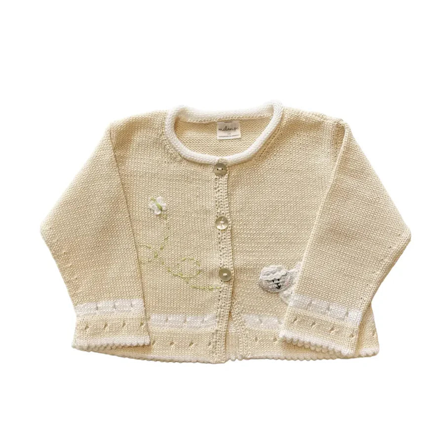 Ecru Lamb Cardigan (Girls)