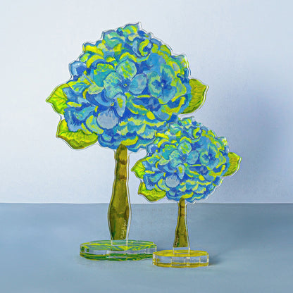 Light Hydrangea Large Acrylic Flower