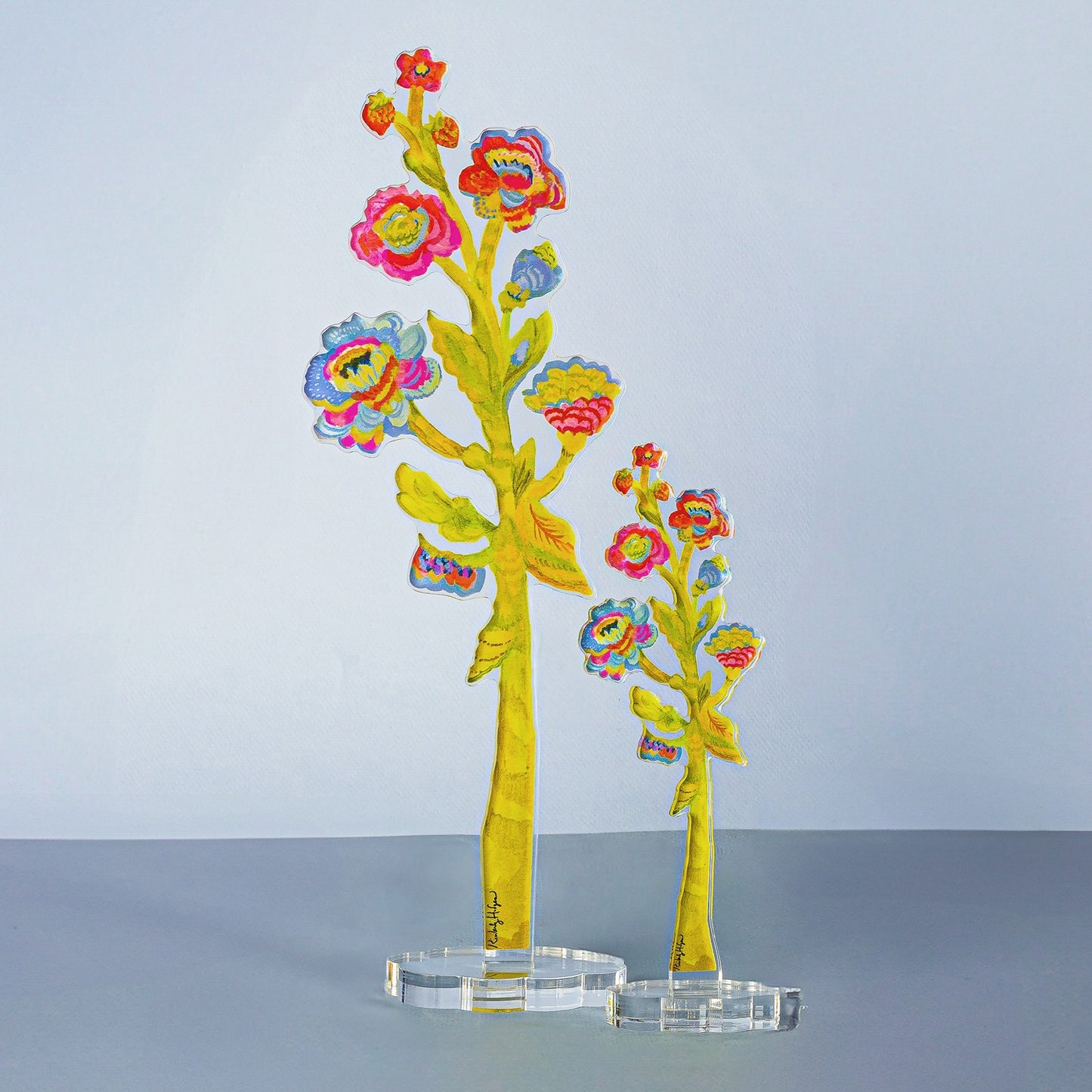Strawberry Stalk Large Acrylic Flower