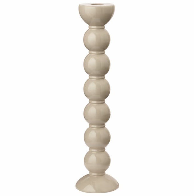 EXTRA TALL (33cm) Cappuccino Bobbin Candlestick