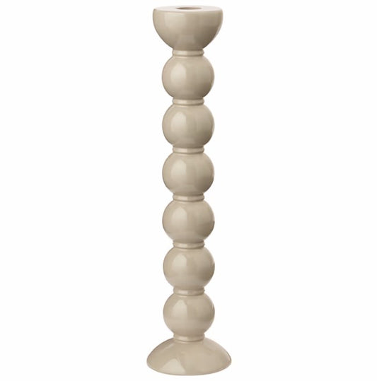 EXTRA TALL (33cm) Cappuccino Bobbin Candlestick