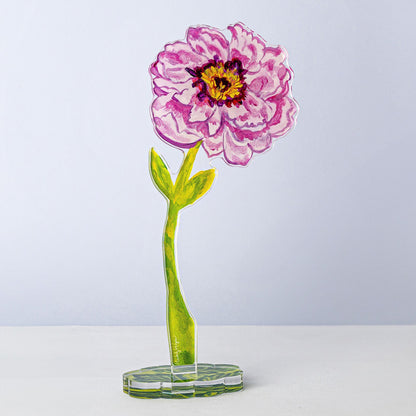 Lavender Peony Small Acrylic Flower