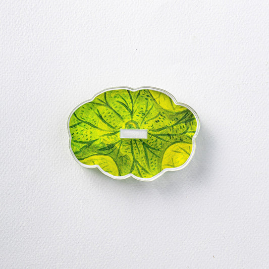Large Acrylic Leaf Flower Stand