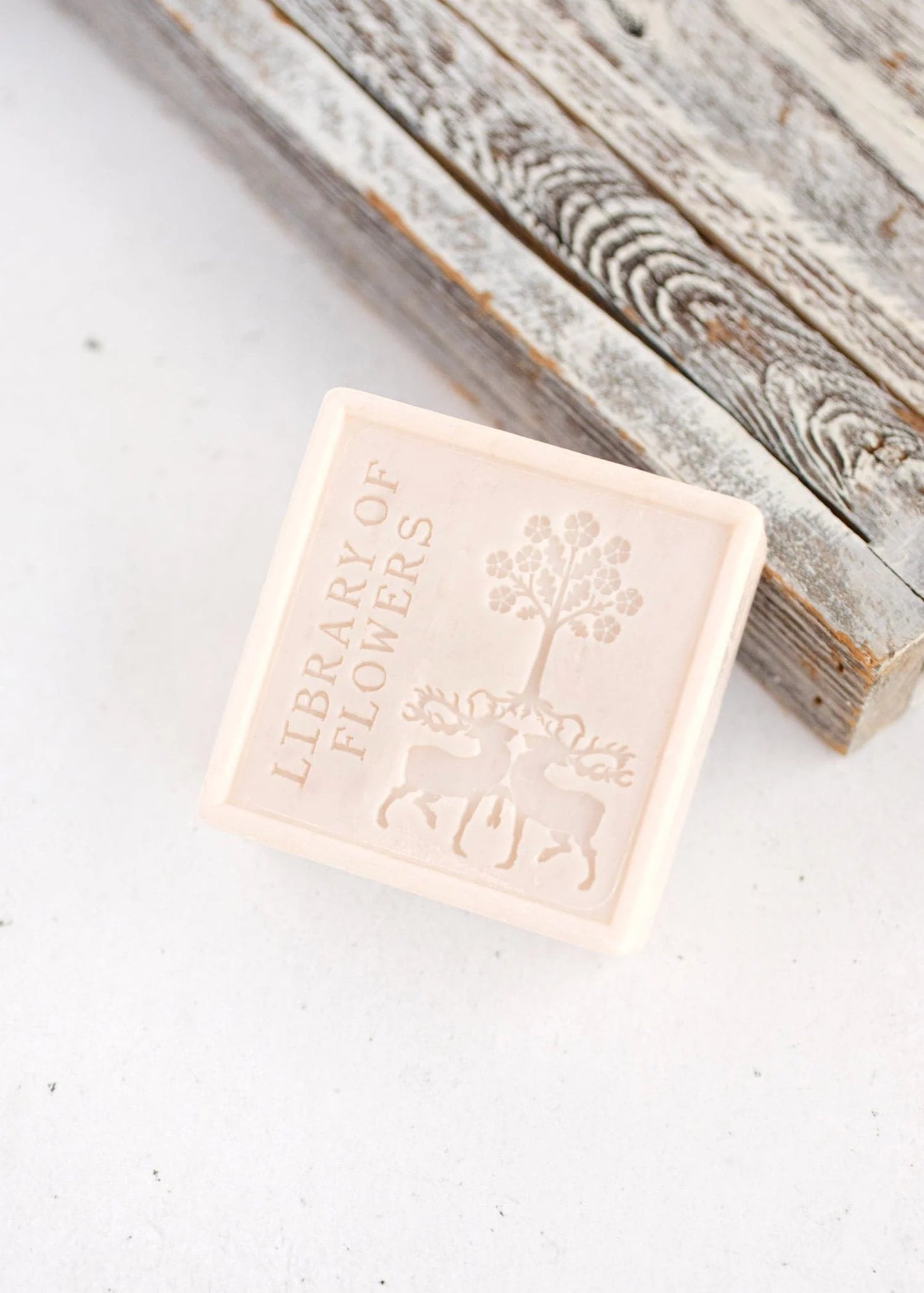 Lollia Navy Birds & Butterflies Square Soap