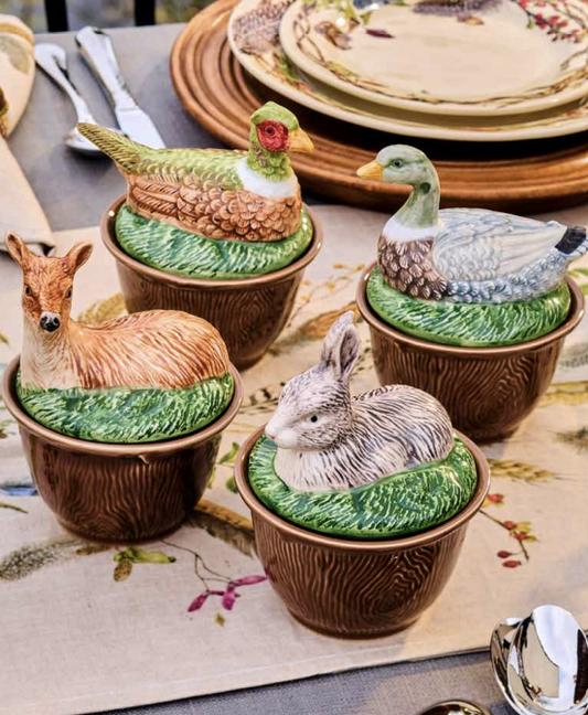 Juliska Forest Walk Animal Bowl with Lid