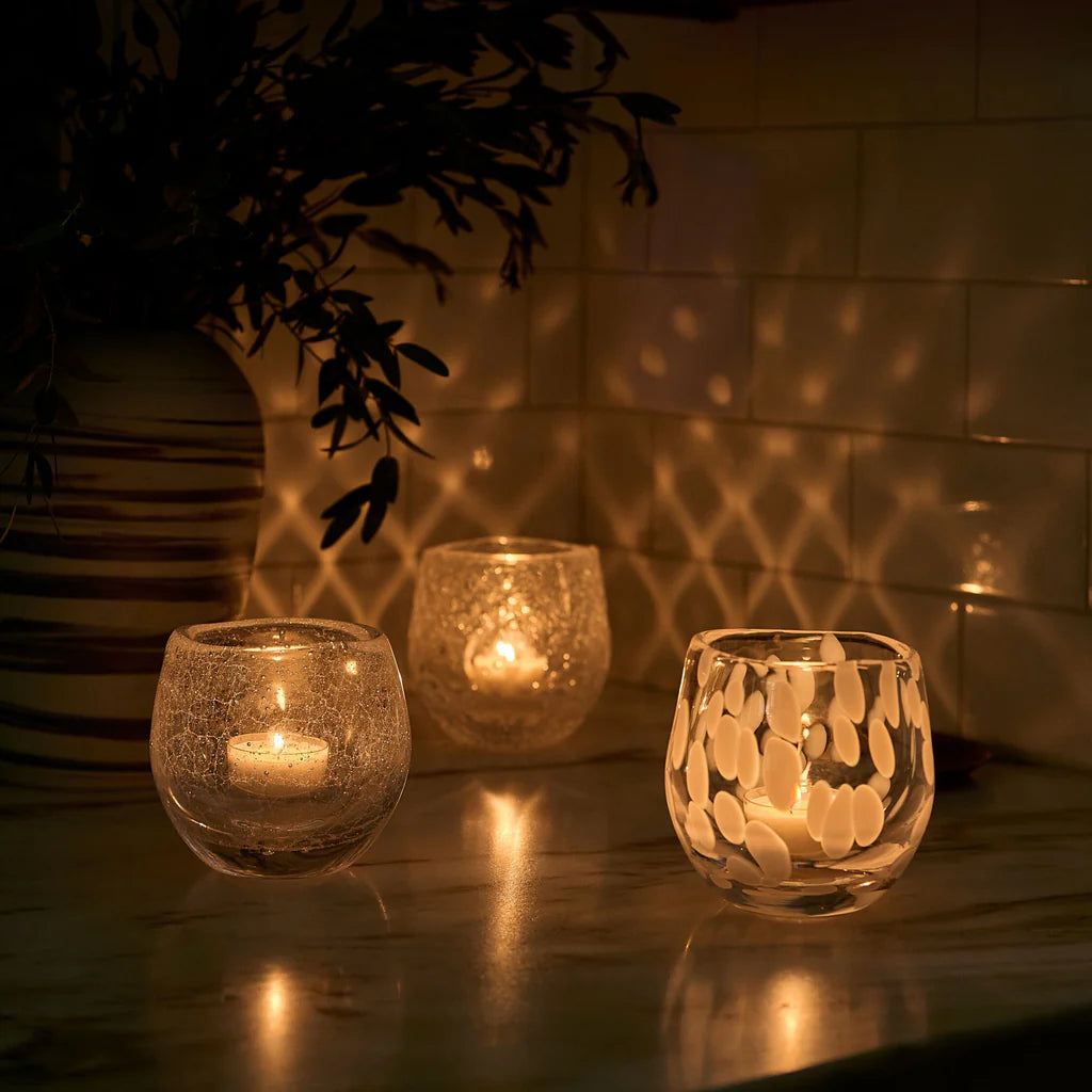 Simon Pearce Burlington Ice Tealight Gift Set