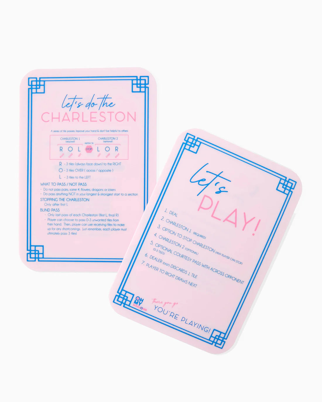 Light Pink Mahjong Shufflers