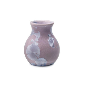 Simon Pearce Curio Crystalline Bude Vase - Lilac