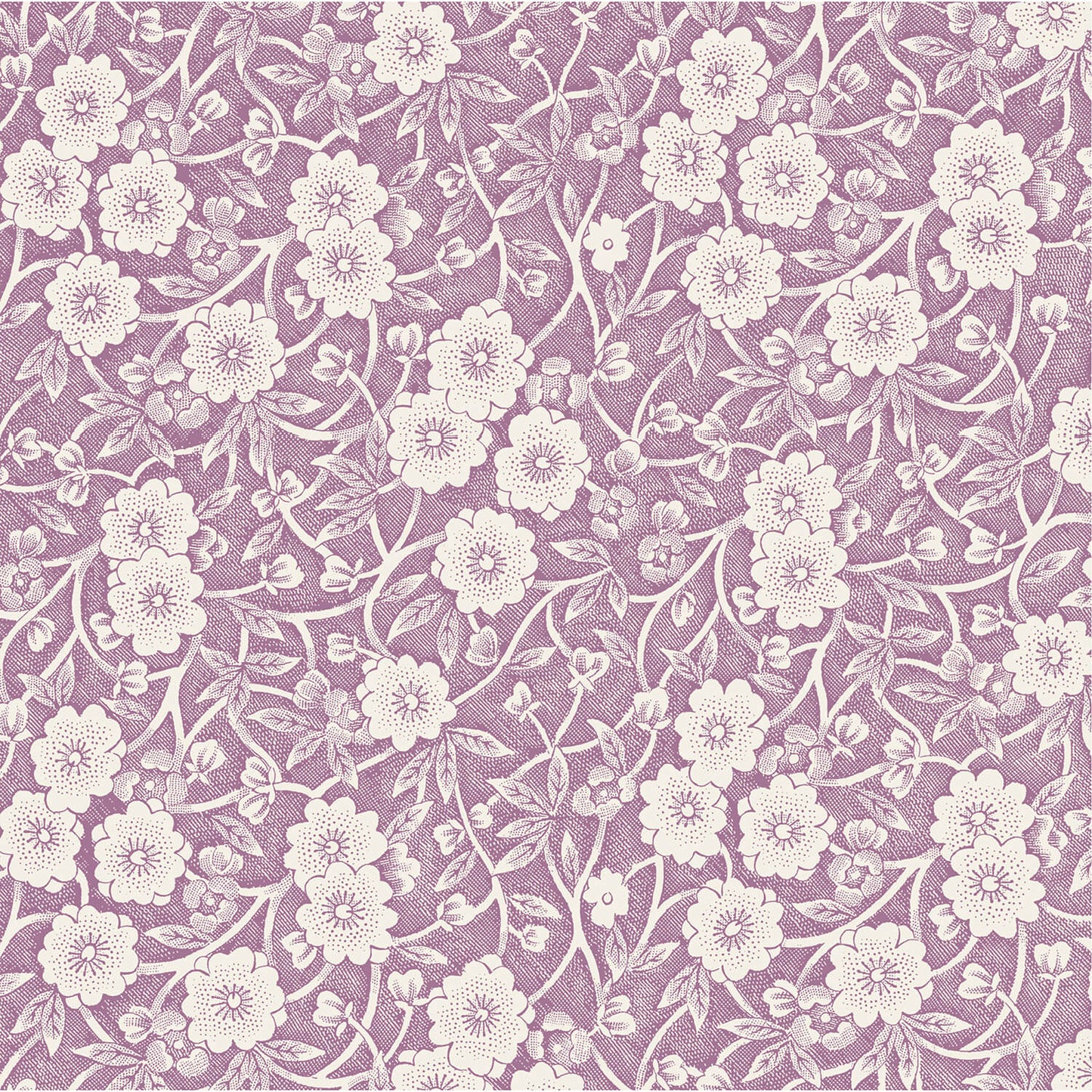 Lilac Calico Cocktail Napkins - Hester & Cook