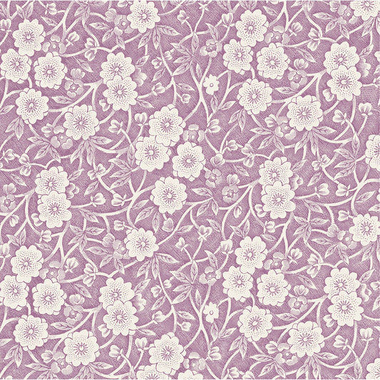 Lilac Calico Cocktail Napkins - Hester & Cook