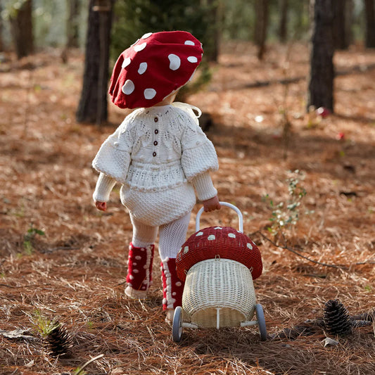 Red Rattan Mushroom Luggy