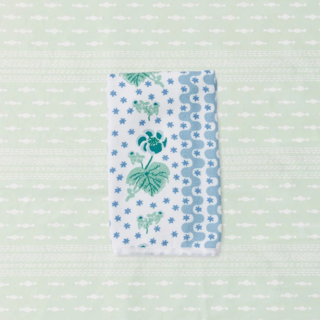 Pair of Powder Bath Towels in Lulie Wallace's Beth