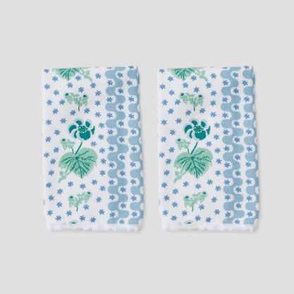 Pair of Powder Bath Towels in Lulie Wallace's Beth