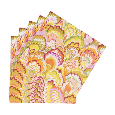 Marbled Ceramica in Raspberry