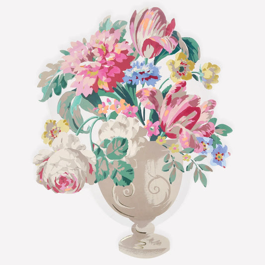 Rococo Floral Vase Plate
