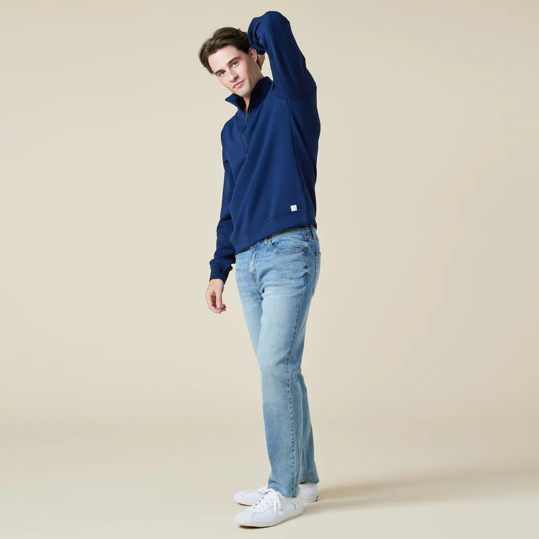 Take 10 Men's DreamTech Quarter Zip in Midnight
