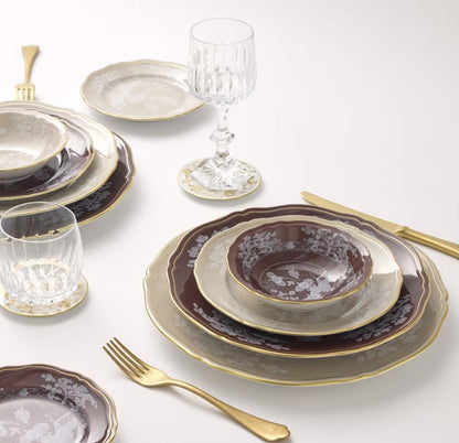 Oriente Italiano Meringa Flat Plate (Dinner Plate), Ginori 1735