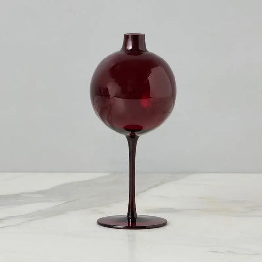 Wine Glass Shaped Flower Vase