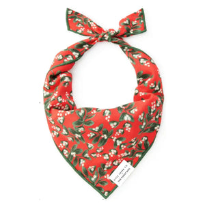 Rifle Paper Co.'s Mistletoe Dog Bandana