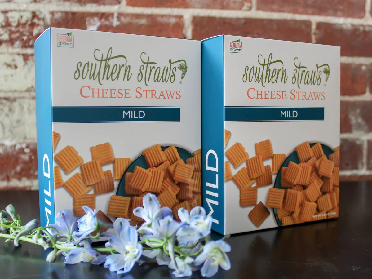 Southern Straws  Mild Seasoned Cheese Straws 6 Oz. Box