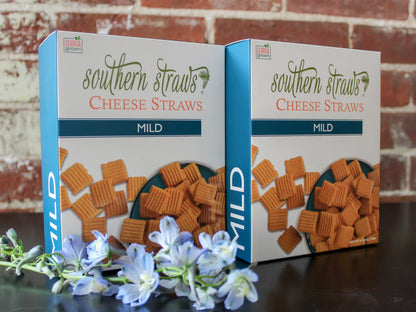 Southern Straws  Mild Seasoned Cheese Straws 6 Oz. Box