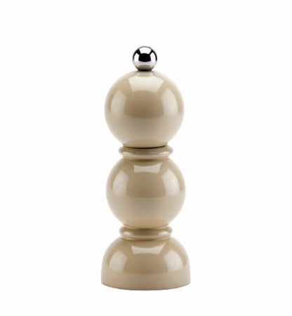 MINI (14cm) Cappuccino Beige Bobbin Salt or Pepper Mill