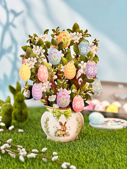 FreshCut Paper Easter Egg Tree Pop Up Bouquet