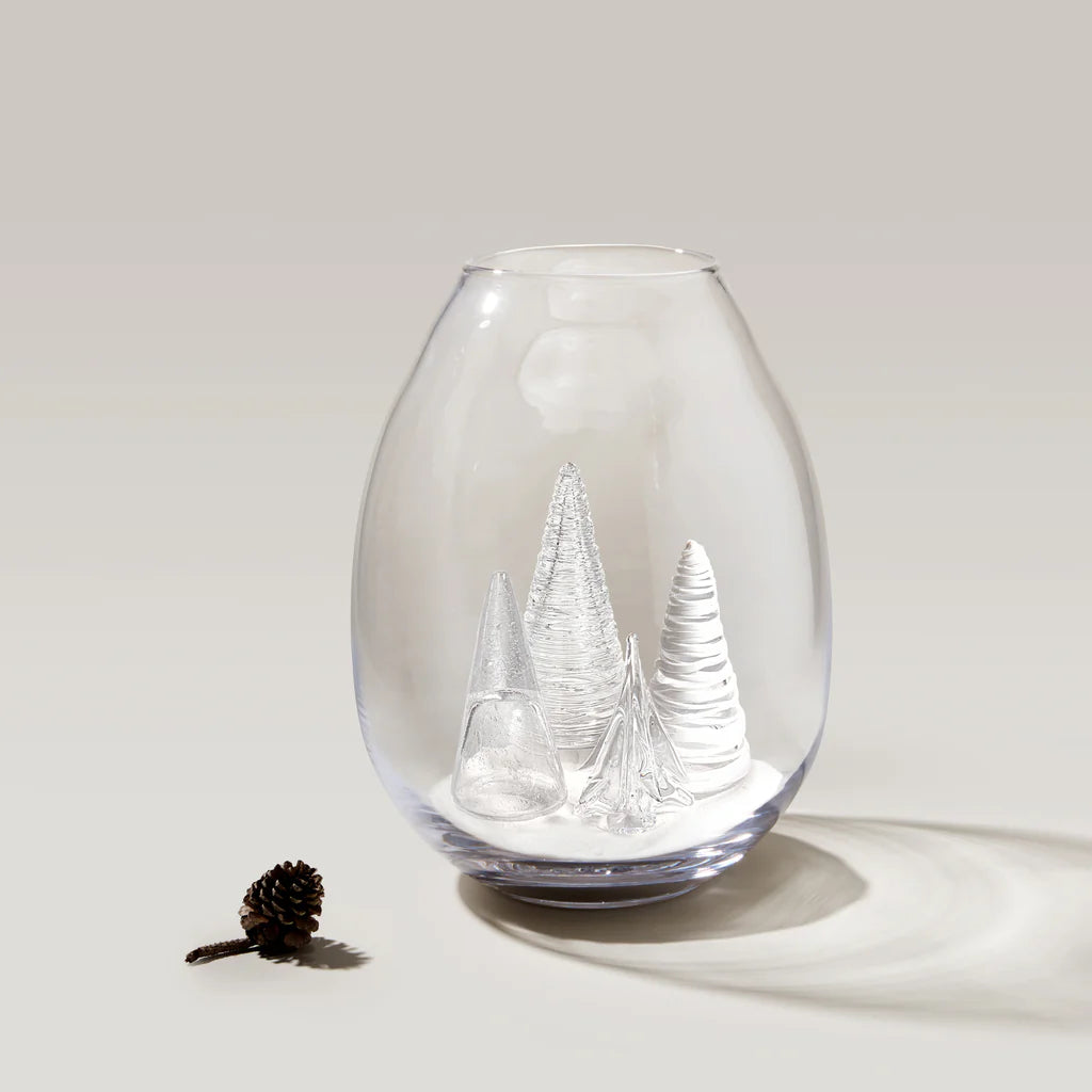 Simon Pearce Modern Snow Globe | LIMTED EDITION