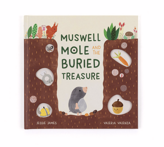 "Muswell Mole and the Buried Treasure" Book | Jellycat