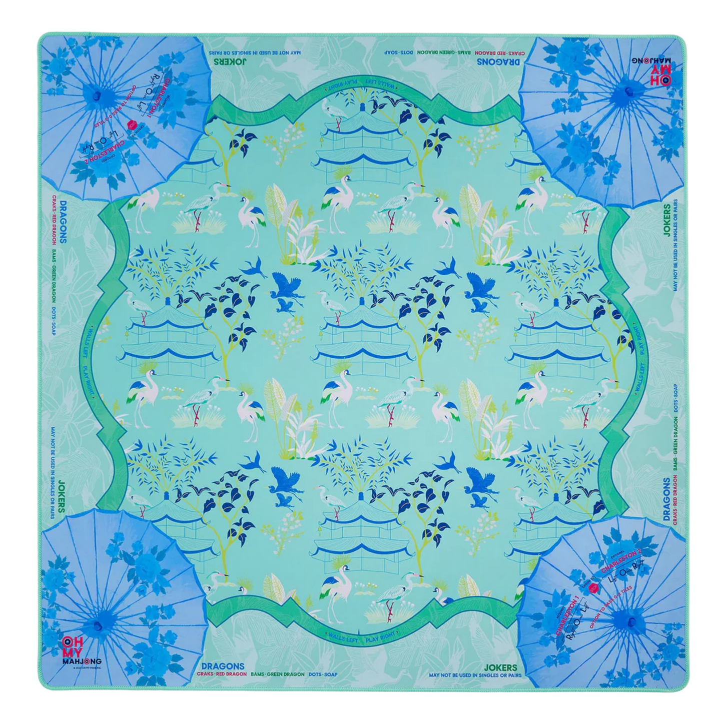 Veranda Mahjong Mat in Tube