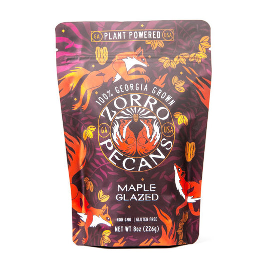 Zorro Pecans Candied Maple 8 oz. Bag