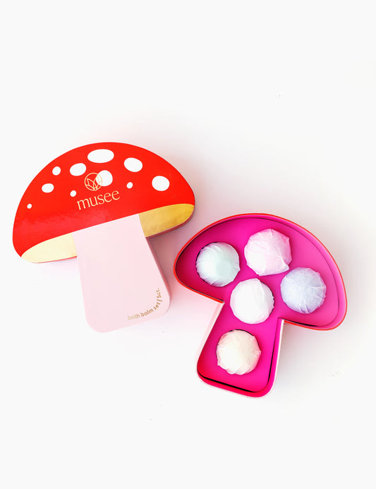 Musee Mushroom Bath Balm Set