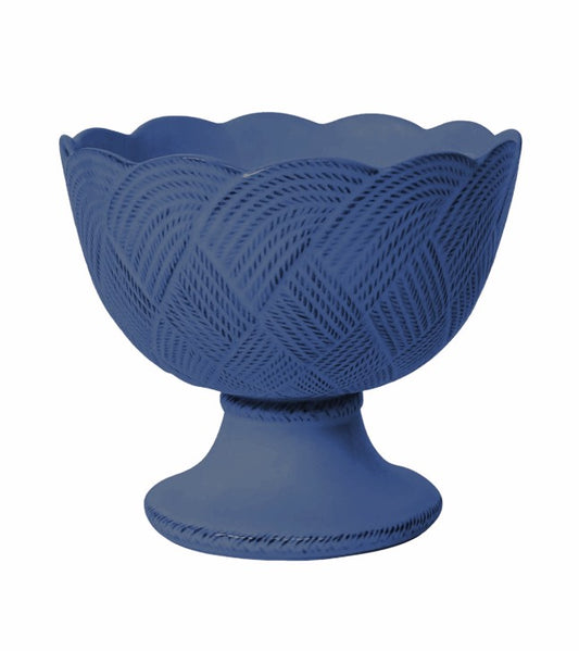 Juliska Le Panier Mystic Knot Denim Footed Bowl