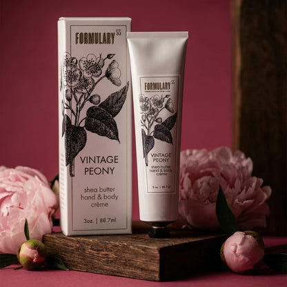 Formulary 55 Vintage Peony Shea Butter Hand & Body Creme Tube