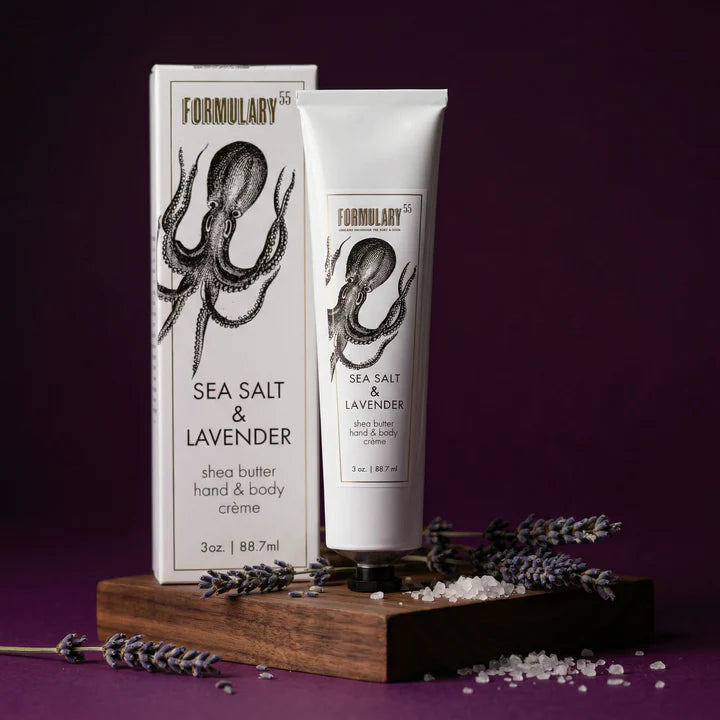 Formulary 55 Sea Salt & Lavender Shea Butter Hand & Body Creme Tube