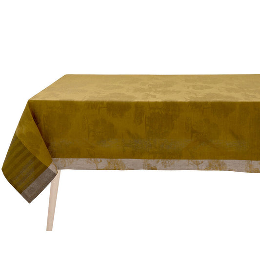 Le Jacquard Souveraine Gold Tablecloth 69" X 69"