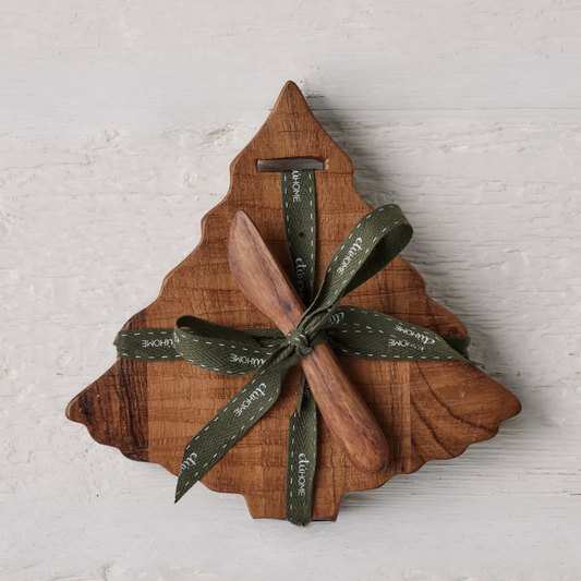 Mini Tree Board with Spruce Ribbon
