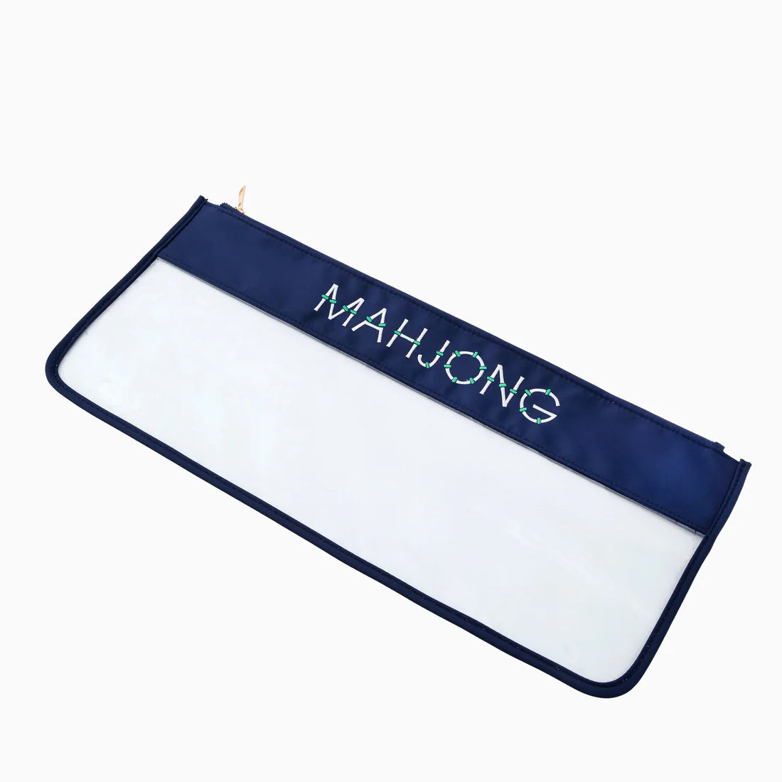Navy Bamboo Mahjong Bag