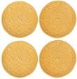 Jardins du Monde Daffodil Side/Cocktail Plate Assorted Set of 4 - Juliska