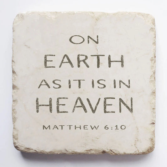 Matthew 6:10 Scripture Stone, Twelve Stone Art