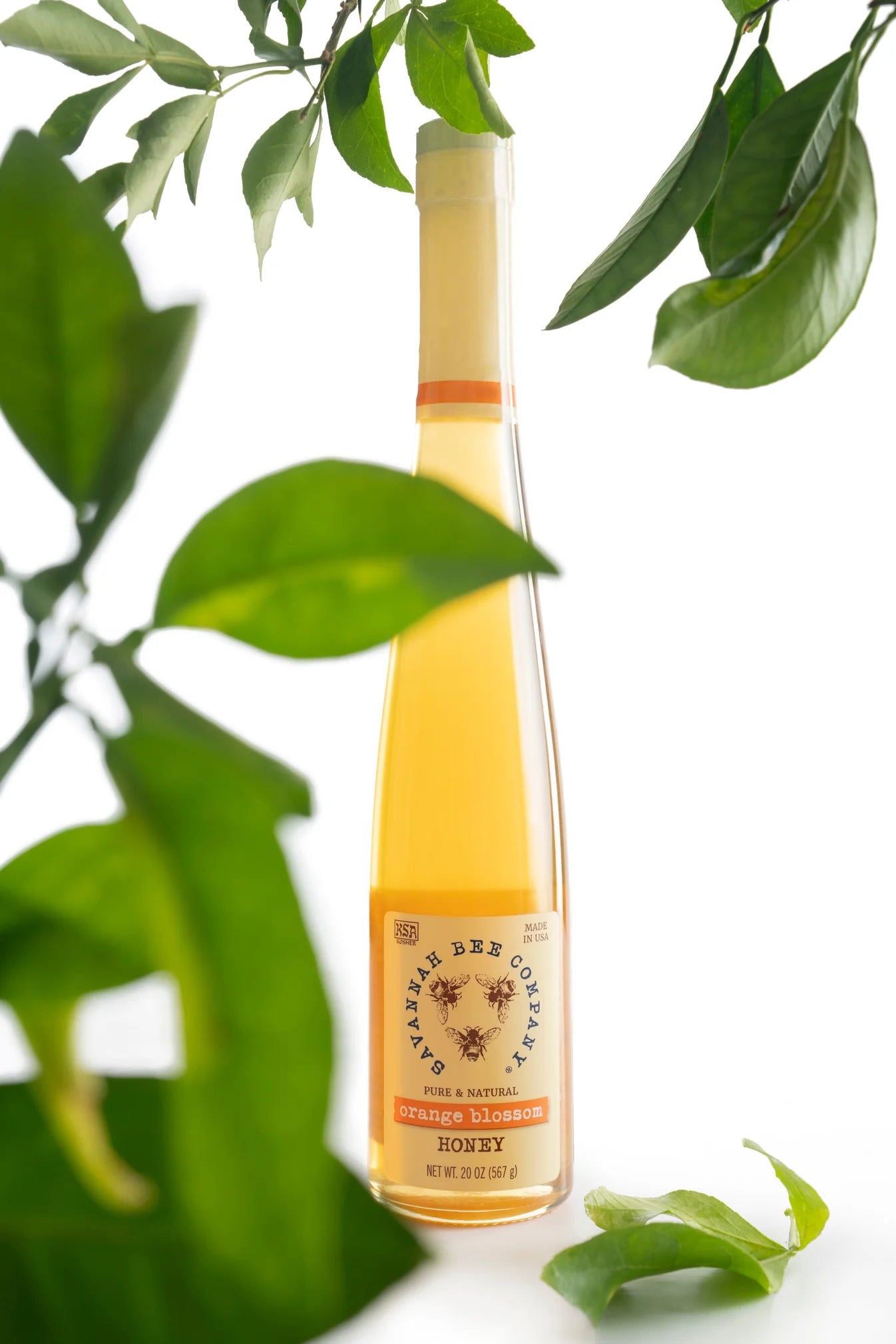 Orange Blossom Honey Classic Flute, Savannah Bee Co.