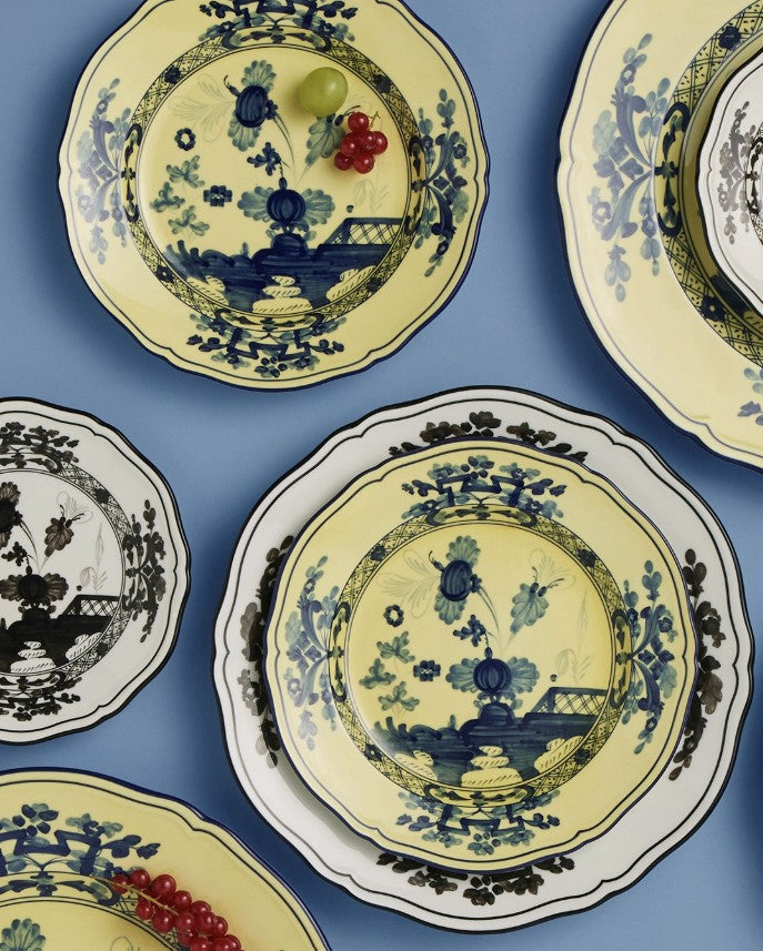 Oriente Italiano Citrino Round Platter, Ginori 1735