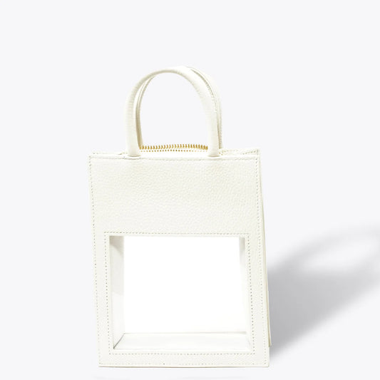 Oyster Stadium Bag with Patterned Twilly