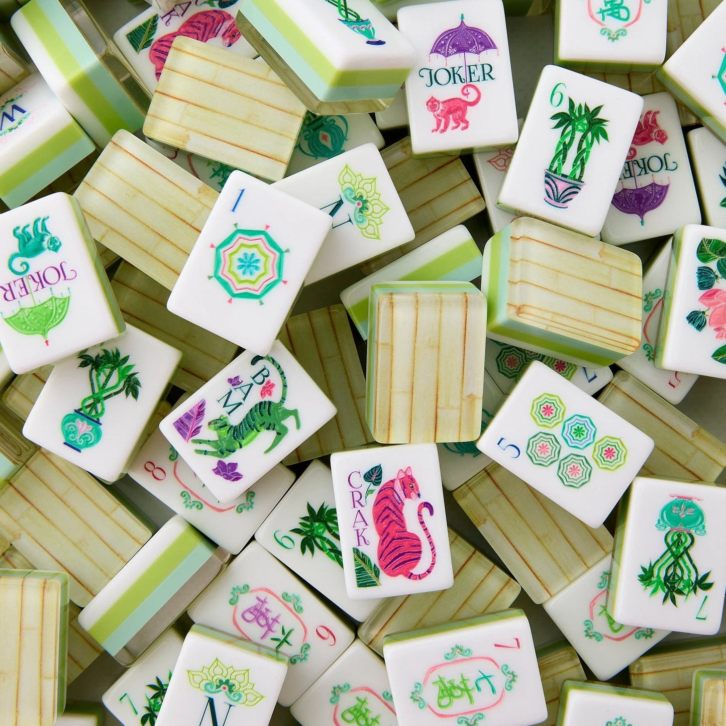 Palm Royale Mahjong Tiles