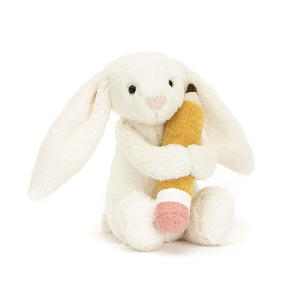 Bashful Bunny with Pencil, Jellycat