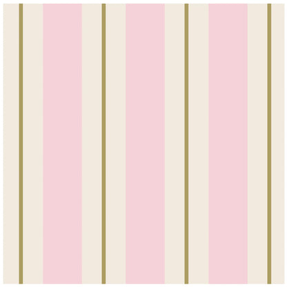 Pink & Gold Awning Stripe Napkins