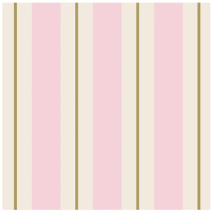 Pink & Gold Awning Stripe Napkins