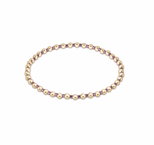 enewton Hope Grateful Pattern, Pink Metallic