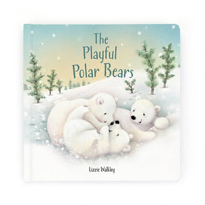 "The Playful Polar Bears" Book, Jellycat