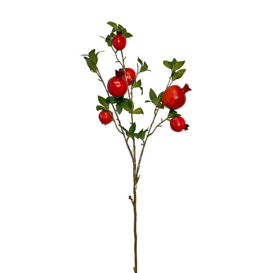 Lovely Fields Pomegranate Branch, 35"